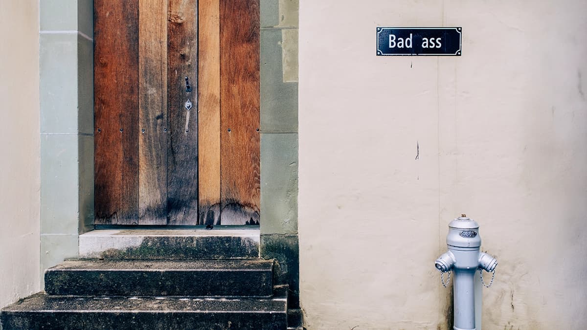 Stairs in Bern's old town.