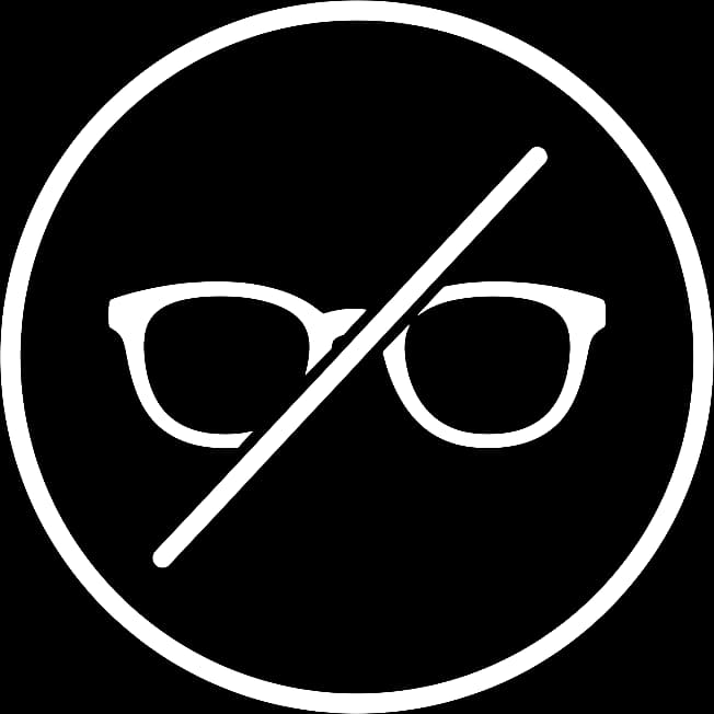 Bye-bye glasses: Hello sharp viewing!