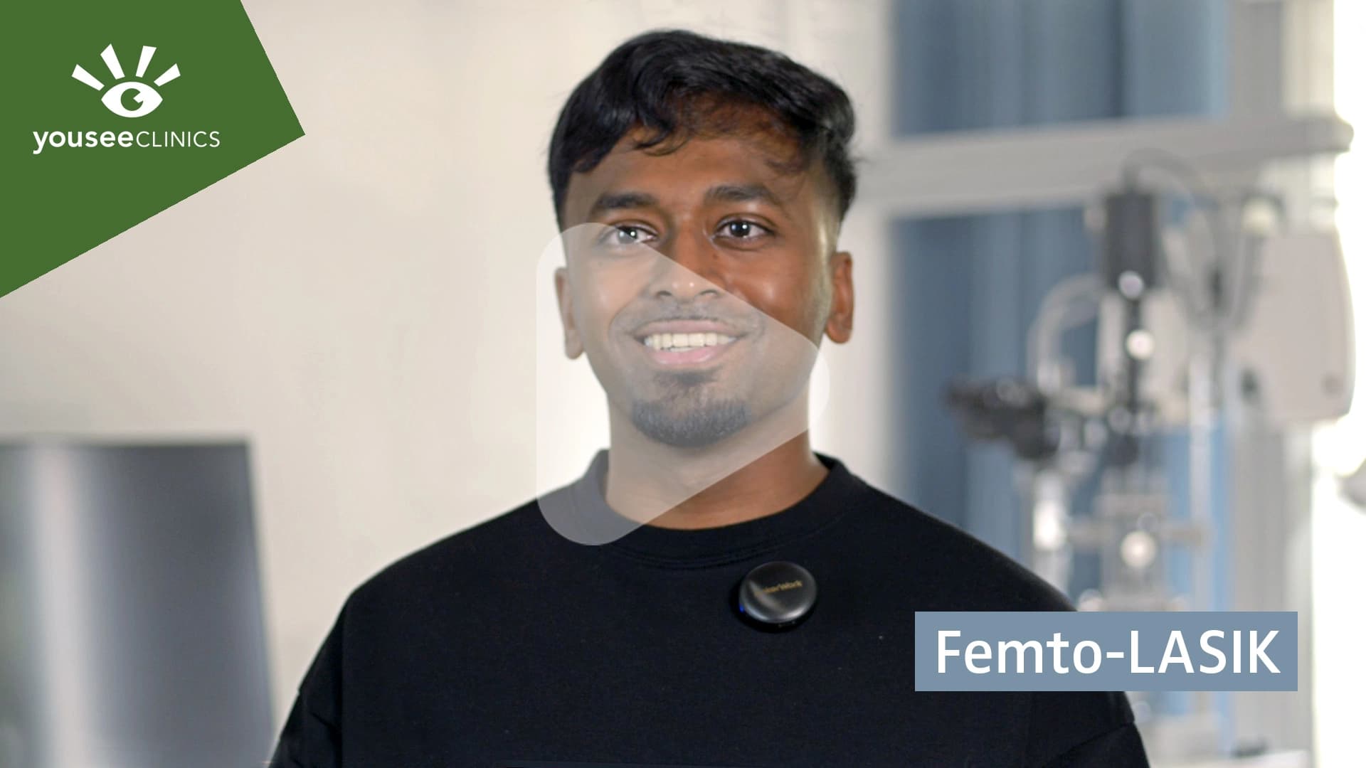 Sam works in IT and talks about his experience with Femto-LASIK at YOUSEE.