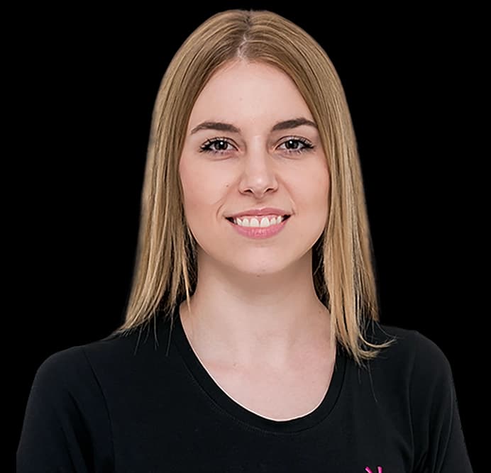 Unsere Praxismanagerin und Optometristin Noëmi Walder