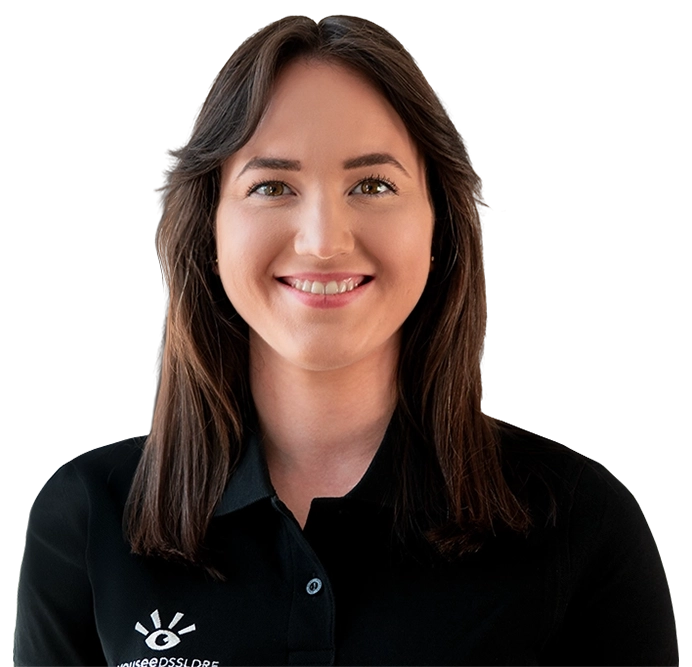 Unsere Augenoptikerin Eva Reincke