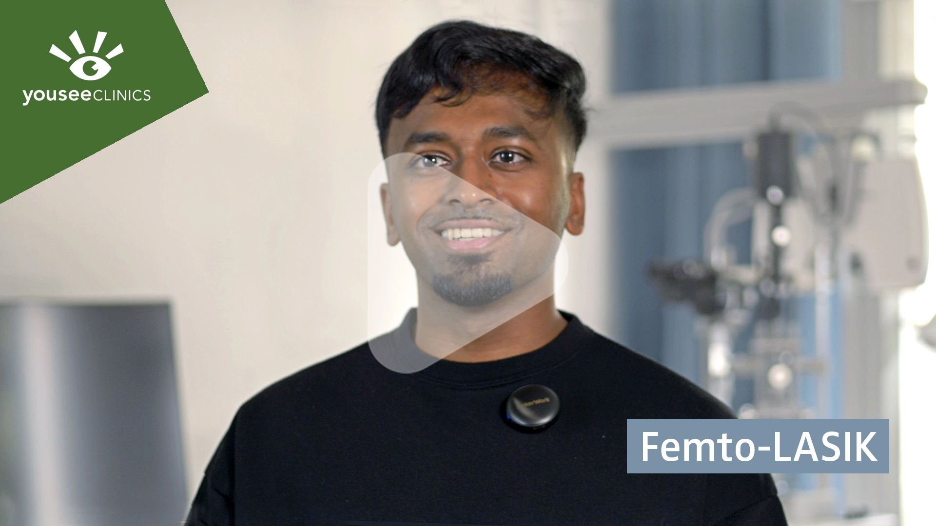 Sam works in IT and talks about his experience with Femto-LASIK at YOUSEE.