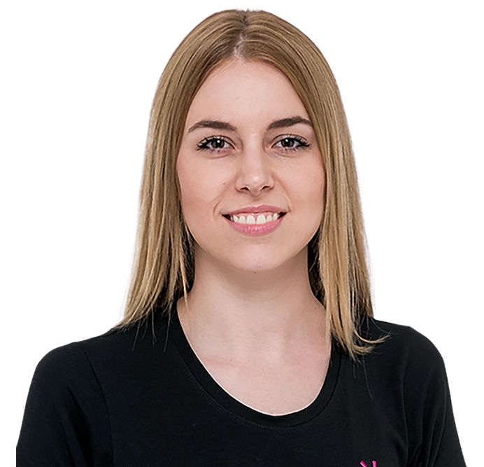 Unsere Praxismanagerin und Optometristin Noëmi Walder