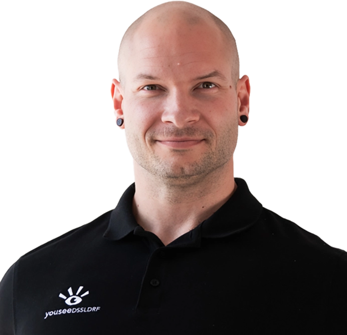 Our team member at YOUSEE in Düsseldorf Marcel Lüttgens.